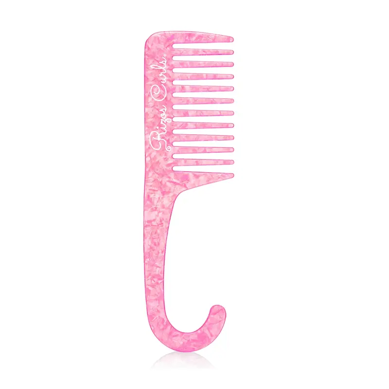 Rizos Curls Hanging Shower Comb - Durable Haircare Tool for Heatless Use