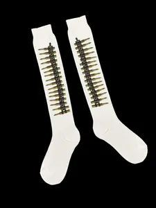 Melard Style Printed Knit Socks, Ankle High, Elegant Design, Trendy Fashion Accessory, Cute Healthcare Heroes, Daily Wear Socks, Tiktok Shop