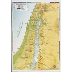 USED-Israels Settlement in Canaan Map by Leslie Dixon Weatherhead (Unknown)
