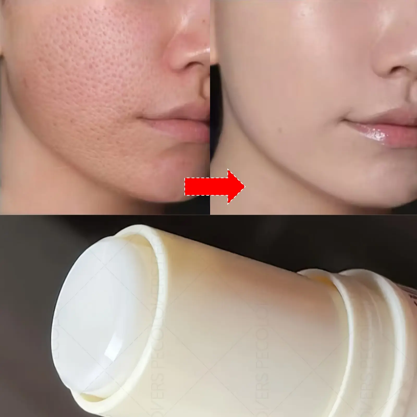 1PC Gentle Pore Concealer Stick - Thin, Non-sticky Formula, Soft Texture, Covers Small Blemishes, Dark Circles, Suitable for All Skin Types, Moisturizes, Makes Skin Smoother, Valentine's Day Gift