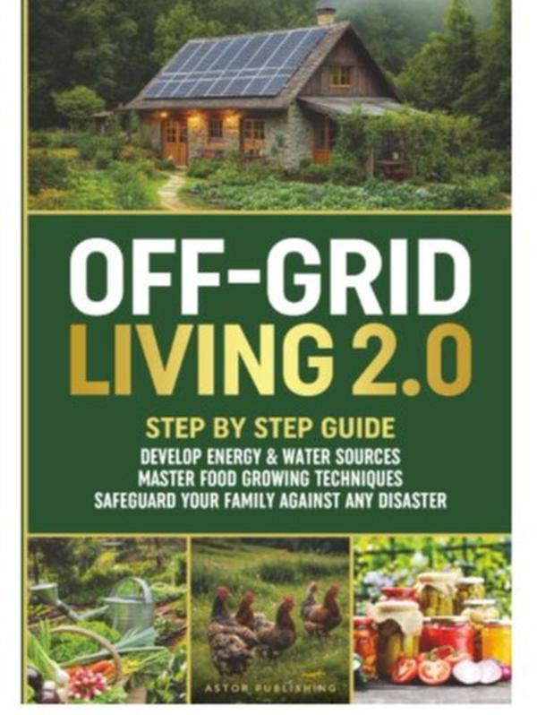 Off-Grid Living 2.0: Step by Step Guide to Develop Energy & Water Sources, Master Food Growing Techniques & Safeguard Your Family Against Any Disaster (Hands-on Homesteading) Paperback