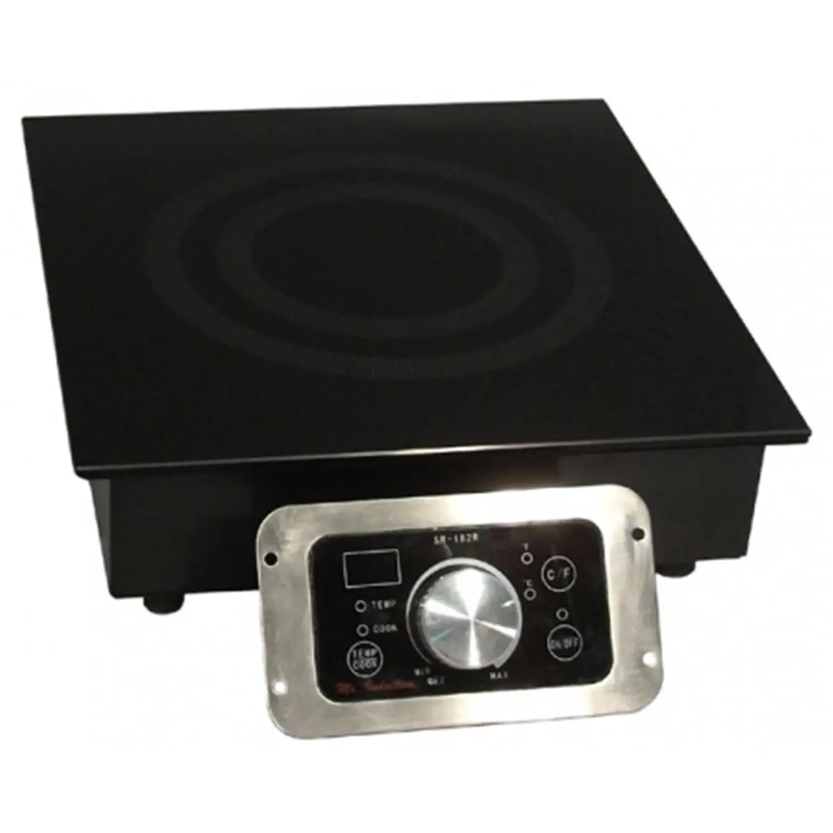 212 MAIN Built-In Induction Hob - 3400W Max, 208-240V Professional-Grade, Stainless Steel, Tempered Glass, 1-20 Levels Power/Temp Control, Smartscan, 90-440F, 12.6 x 15.16 x 4.53 in, 5.9 ft Cord, Cook and Temp Modes, LED Display, Ideal for Commercial Use