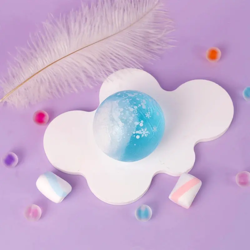 Pawtoto Thick Silicone Iceberg Clay Ball Stress Relief Toy - Stretchy TPR Plus Fillings Squishies Toy for Holidays, Birthdays, Ages 12+, Squishies Toys, Above 12
