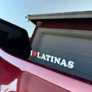 I Heart Latinas Window Vinyl Decal Sticker