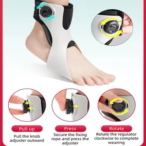 Knob-Adjustable Foot Drop Orthosis
