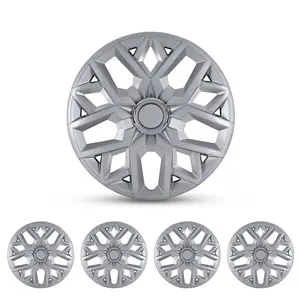WOLFSTORM 4-Pack 14 Inch Universal Hubcaps for Steel Wheel Rims Cover