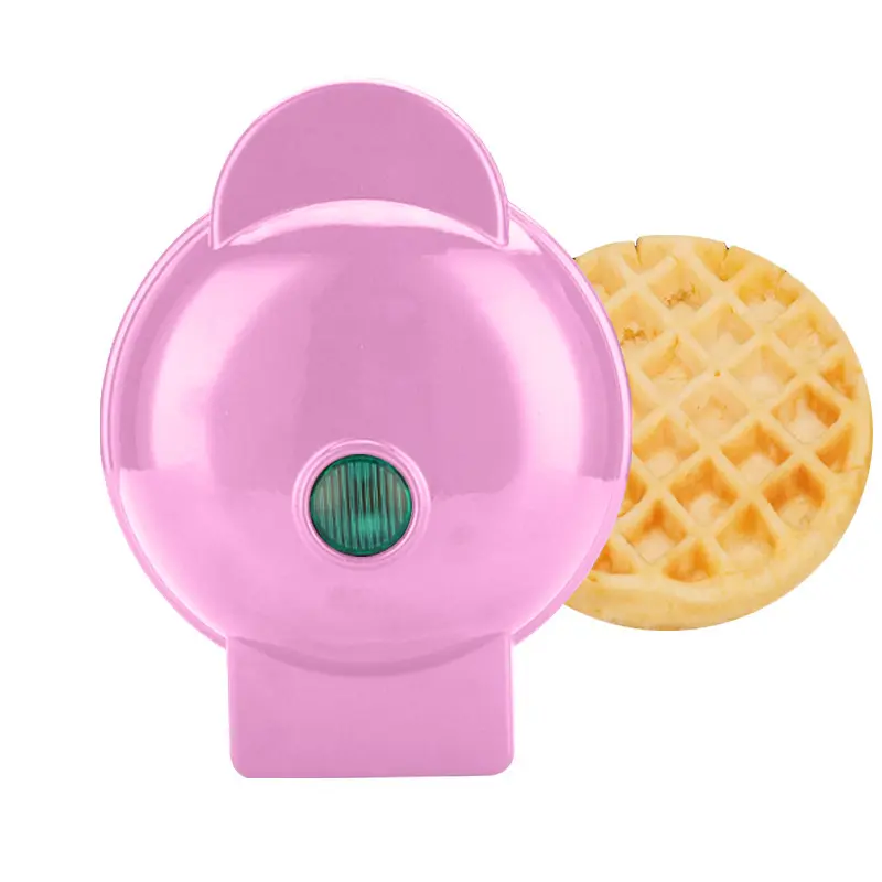 Heart-Shaped Non-Stick Miniature Waffle Maker - Compact Size Home Kitchen Appliance, 16*12*8cm Heat Resistant Compact Household Tool for Dorm Use, Ideal for Romantic Breakfast Prep