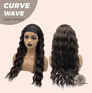 JBEXTENSION 26 Inches Long Wave Headband Wig CURVE WAVE