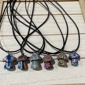 Hippie Mushroom necklace