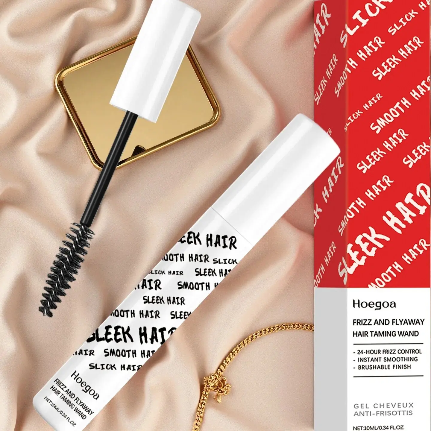 3pcs Frizz and Flyaway Lightweight Edge Control Gel Hair Taming Wand, Hair Styling Stick for Daily Use, Anti-Frizz Hair Care, Frizz Control, Non-Greasy Formula, Hair Products, Hair Styling Product