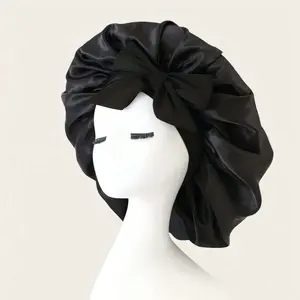 Luxury Satin Silk Sleep Cap, Satin Bonnet, Adjustable Comfort Fit, Belted Design, Unisex Night Hair Care Hat, Gentle on Hair, All Seasons Use