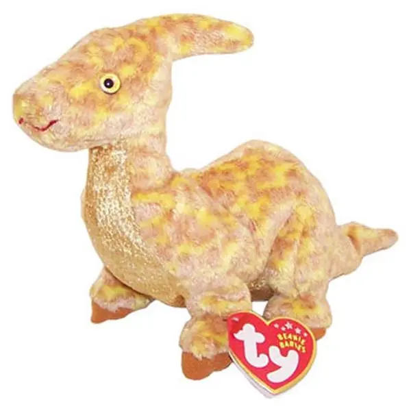 TY Beanie Baby - TOOTER the Dinosaur (8 inch) - MWMTs