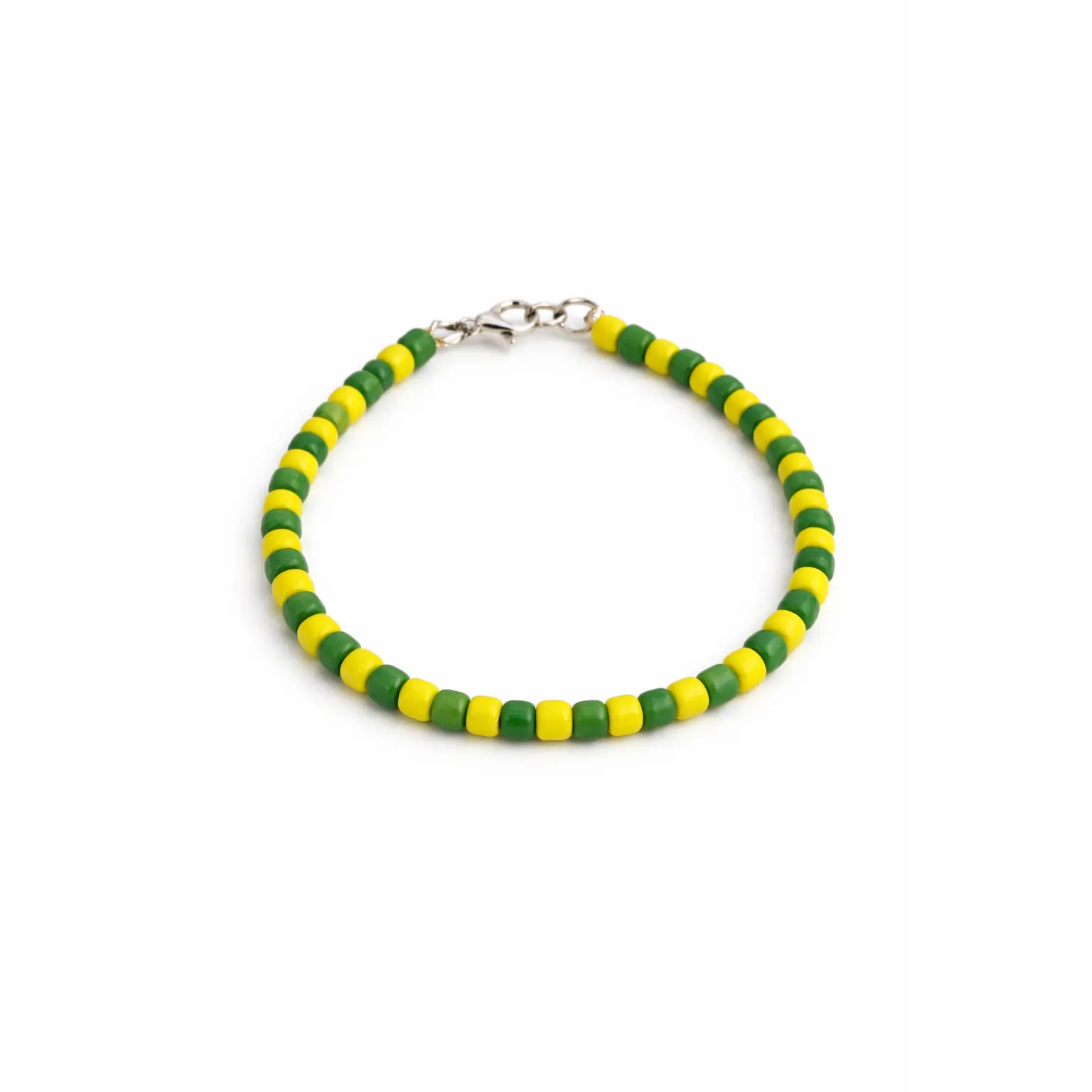 Mano de Orula hecho de mano con clip 8 pulgadas , Orula bracelet handmade with clip 8in