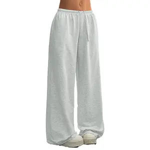 TFNOSIZE Women's Drawstring Pants �C Elastic Waist Straight Leg Joggers, Casual Streetwear & Cozy Everyday Outfit