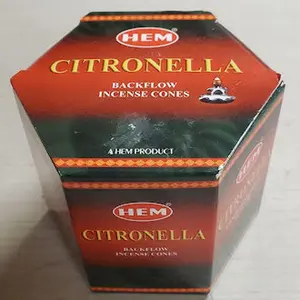 Hem Citronella Back Flow Incense Cones