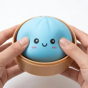 Squishy Dumpling Sensory Toys Mystery Dumpling Squishy Stress Relief Fidget Easter Gifts for Kids & Adults Anxiety Relief Squeeze Toy for Boys and Girls Easter Basket Stuffers for Teens