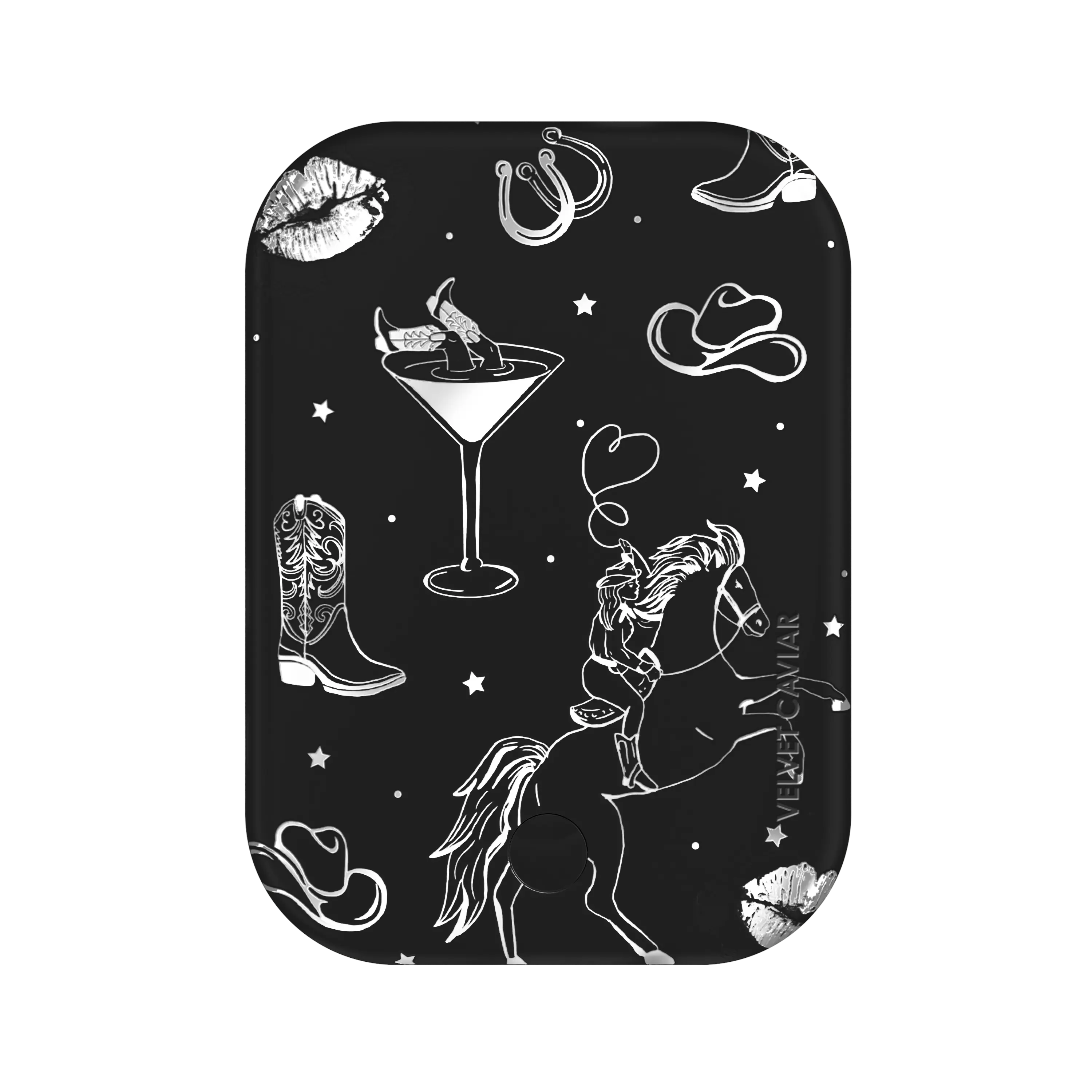 Velvet Caviar Disco Cowgirl MagSafe Magnetic Power Bank - Mobile Accessories Portable Charger, Fast Charging, Strong Magnetic Grip, Battery Extension, iPhone Compatible Wireless Charger