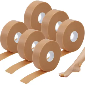 6PCS Invisible Sponge Blister Prevention Tape for Heels and Toes, Cut-to-Fit Adhesive Padding for High Heels & Foot Comfort,Memory Foam Material, Women’s Use, Foot Care (1 Inch X 5Yards)