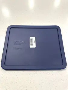 Pyrex Replacement Lid Fits 11 Cup 2.6L Glass Containers Blue Secure Fit Storage Solution
