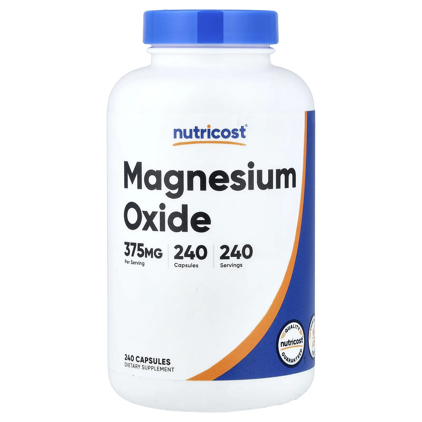 Nutricost Magnesium Oxide, 375 mg, 240 Capsules