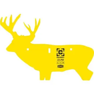CALDWELL AR500 DEER TARGET 3/8"  AR500 STEEL YELLOW