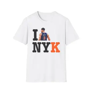I heart nyk retro style t shirt tee new york vintage josh hart white short sleeve