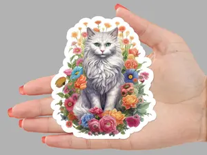 Turkish Angora Cat Sticker