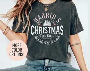 Hagrid's Christmas Tree Farm Shirt, Christmas Shirt, Holiday Season Shirt, Family Christmas Shirt, Christmas Gift, Shirt for Women