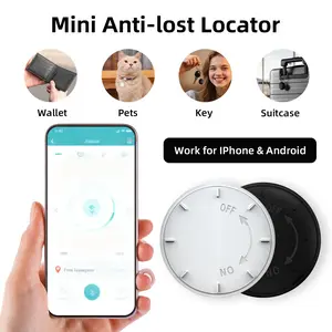 GPS Precision Smart Tracker, Smart Key Finder, Smart Tracker & Locator, High Performance, Precise Tracking for Pets, Keys, Wallets, Anti-loss smart Tag, Android/iOS, APP Control, 365-Day Battery Life, one-click opera, Essential for outdoor sprots, travel