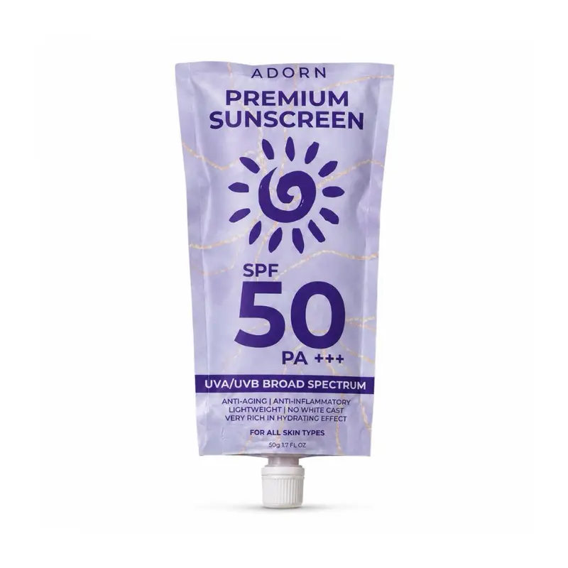 ADORN Premium Sunscreen SPF50 -  50ml
