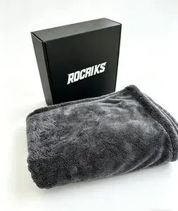Double Twisted Loop Car Drying Towel, 1300GSM Ultra-Absorbent Microfiber Drying Towel for Automotive Detailing Vehicle Wash Kit