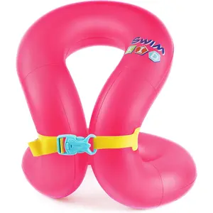 Kids Swim Vest for 3-6yrs/7-14yrs,Inflatable Portable Arm Floaties with Dual Air Bag＆Adjustable Safety Buckle for Pool ＆ Beach,Safety Learning to Swim Aid for Children 33-50 lbs/50-88 lbs