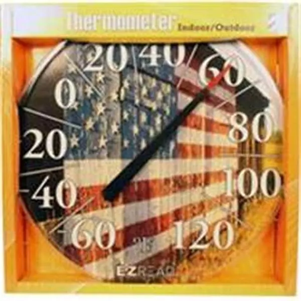 Headwind Consumer 034020 Analog Ezread Dial Thermometer, 1.25 lbs, 12.5 in, High Resolution, Inlaid Photographs for American Barn Temperature Measurement