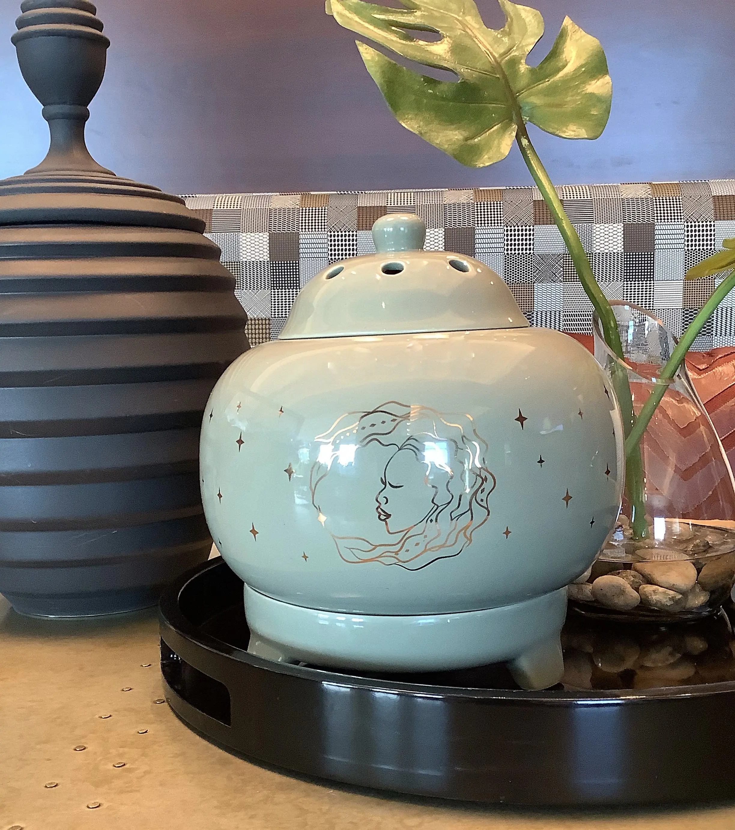 Crystal Cleansing Orb — All-in-One Smoke Cleansing Chamber for Crystals, Jewelry & Sacred Spaces | Incense Burner