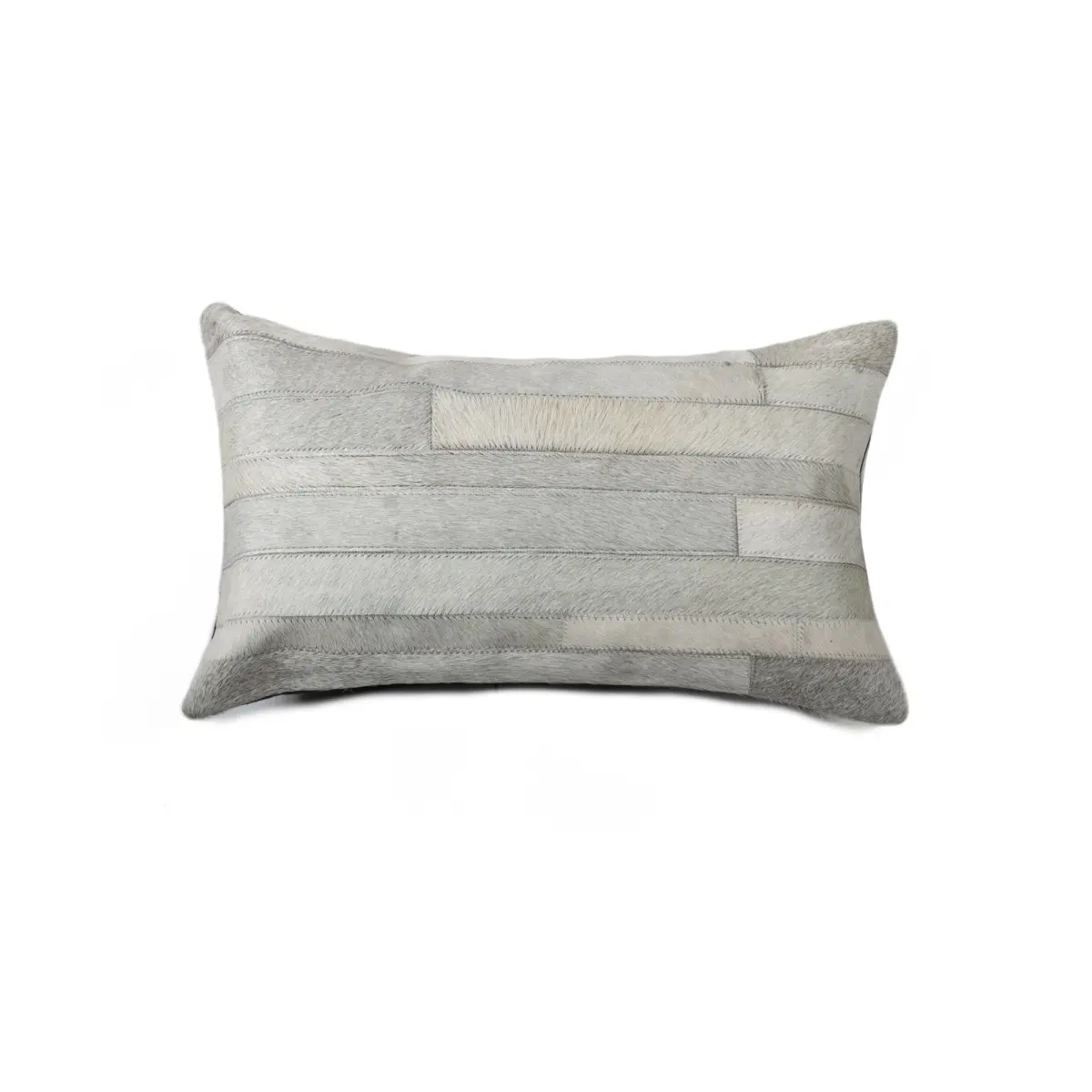 Natural 676685043184 12 x 20 in. Torino Madrid Pillow - Grey
