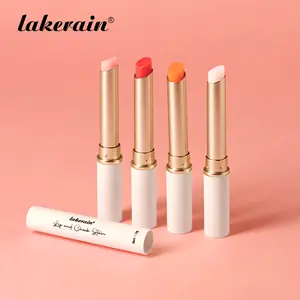 1 Piece pH-Reactive Color Changing Lip & Cheek Balm - 2-in1 Blush & Lipstick with Olive & Avocado Butter, Oil, Hydrating & Moisturizing Lip and Cheek Stain, Natural Makeup Look for All Skin Tones, 4 Shades Optional, Hydrate