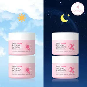 Laikou Japan Sakura Day Cream 30g x 2pcs & Night Cream 30g x 2pcs , Moisturizers