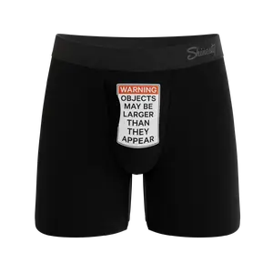 The Rear View | Shinesty Size Warning Ball Hammock® Pouch Underwear With Fly