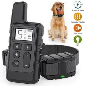 Dog Shock Collar with Remote Control - 2600Ft Dog Training Collar with Waterproof, Rechargeable Electronic bark Collar , Training with Beep,Vibration,Safe Shock Outdoor Long Range