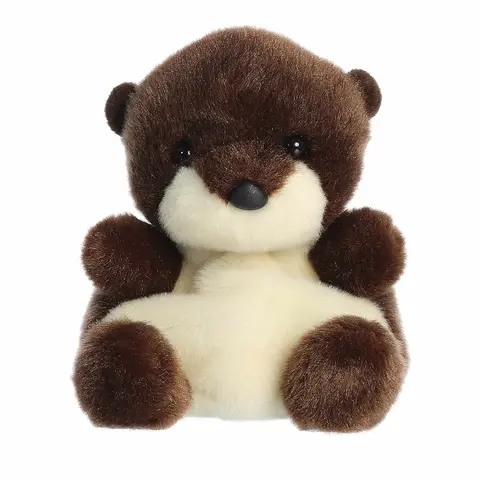 Palm Pals Adorable Elena River Otter 5 inch Brown Mini Soft Plush Collectable Stuffed Animal