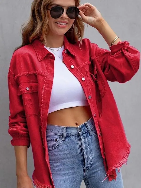The Rugged Romance Denim Shacket