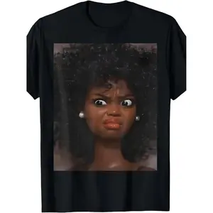 Expressive Doll Face Meme T-Shirt for Men and Women Four Seasons Cotton Casual Round Neck Short Sleeve Outdoor Style