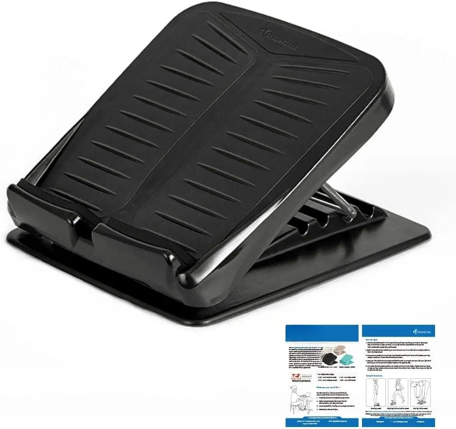 Plastic  Stretch Board, Slant Board for  Stretching, 5-Level Adjustable Incline Board, Enhanced Ankle Flexibility, Targeted Physical , Durable with Non-Slip Surface