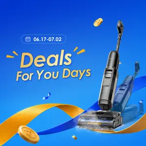 Tineco Floor One S7 Stretch Steam Cordless Wet Dry Vacuum Steam Mop All-in-One, 320℉ HyperSteam, 180° Lay-Flat, Anti-Tangle Design, FlashDry Self-Cleaning, Up to 75 Min Runtime, 320°F Hypersteam, Cordless Freedom
