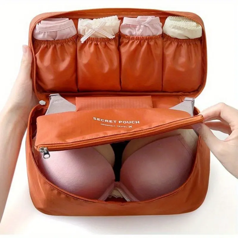 1pc Multi-functional Underwear and Underwear Storage Bag, Zipper Storage Bag, Tie, Underwear, Socks, Travel Underwear Storage Bag, Toiletries Storage Bag, Travel Organizer Bag