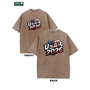 All-Season Men's Clothing, Printed Men's Fashion T-shirts, High-quality Heavy Washed Tee, Round Neck Loose Large Size Men's Short Sleeves Graphic Top.