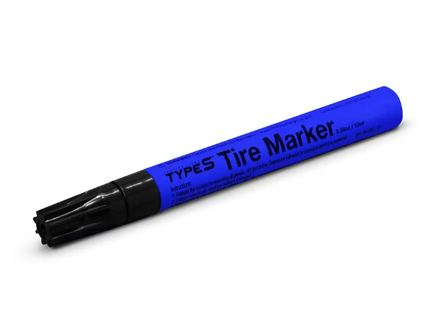 TYPE S Permanent Tire Marker Pen, Office Writing Tool for Marking Applications