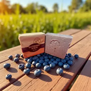 Blueberry Scrub Soap Bar · 4.5oz