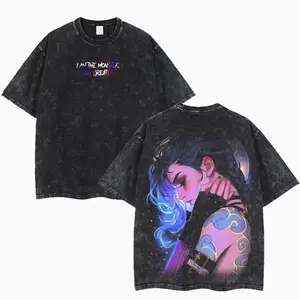 Retro Vintage Jinx x Powder Arcane- League of Legends Game T-shirt Game Soft Cotton, FPS, Game Lover Unisex Shirt (gildan)