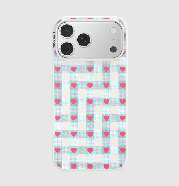 MagSafe Compatible Protective Cover for iPhone 17 Pro Max - Berry Sweet Gingham Smartphone Accessory, Cellphone Protection Accessory, Accessories